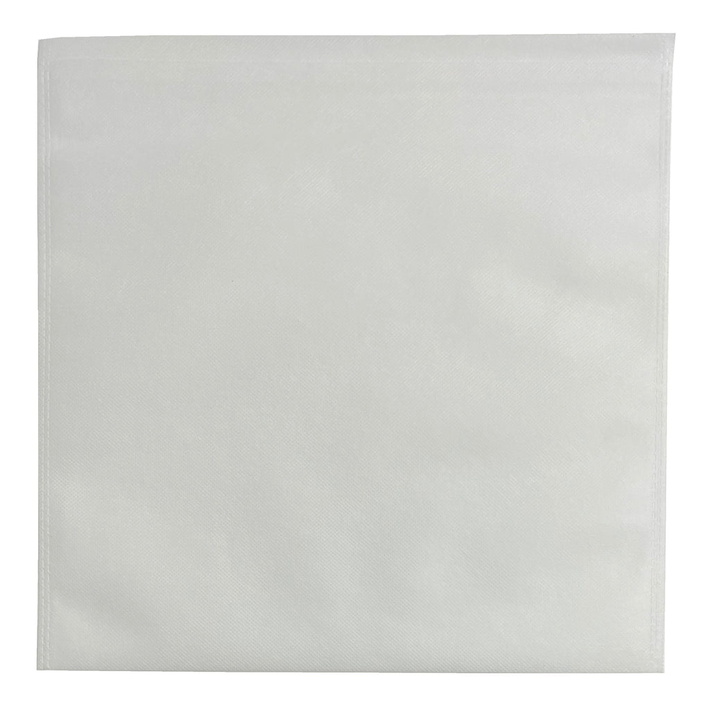 100 CheckOutStore White Non Woven Storage Sleeves for 12x12 Cardstock Paper