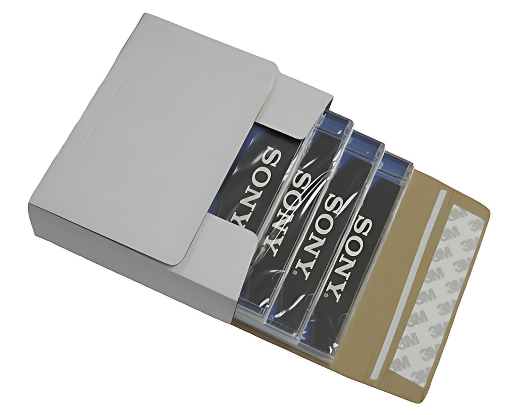 Mediaxpo Cardboard Mailers CD Cardboard Box Self Seal Mailers (Ship 1-4 CDs in Jewel Cases)