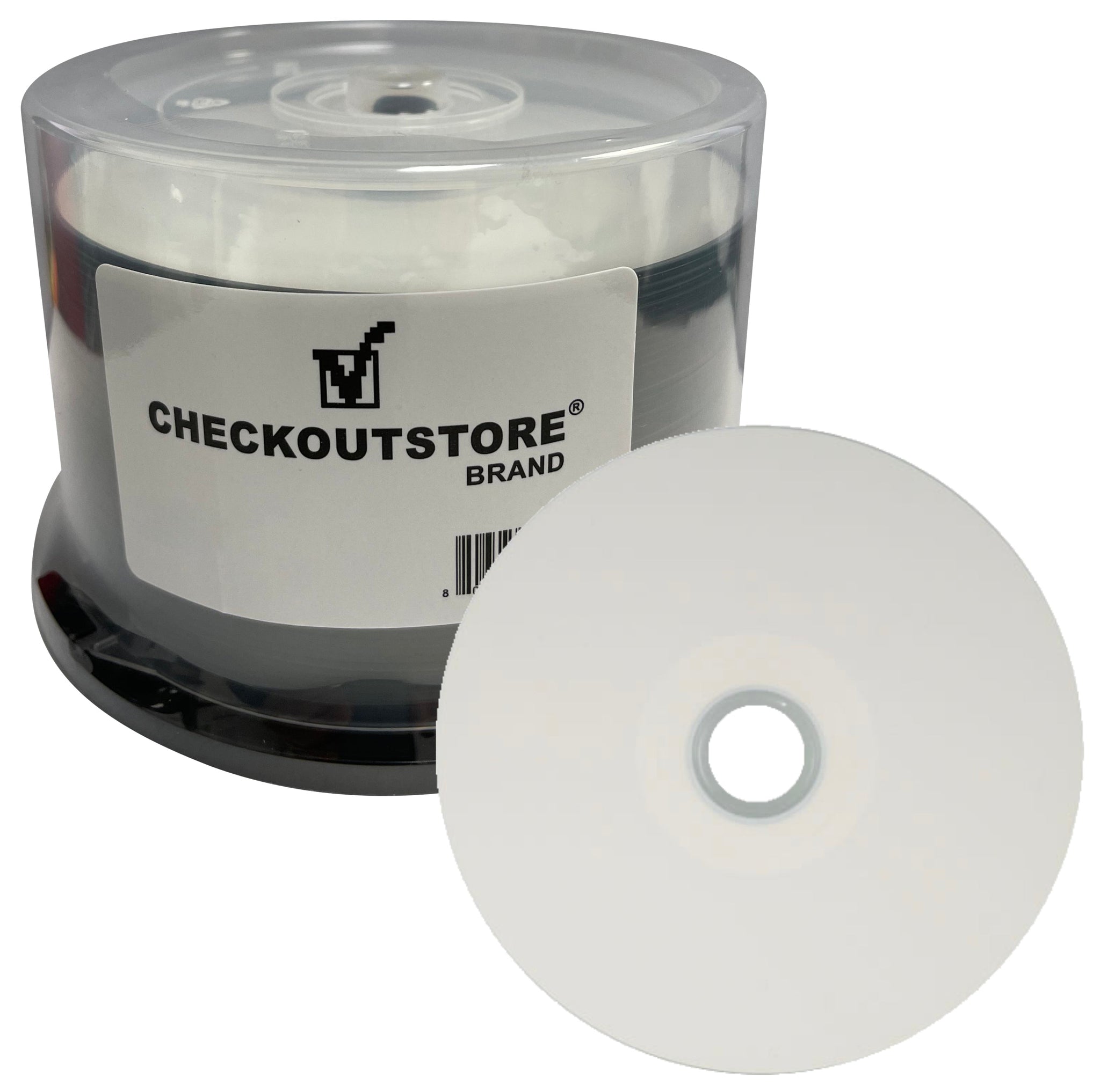 Grade A 52x CD-R 80min 700MB White Inkjet Hub Printable [Discontinued ...