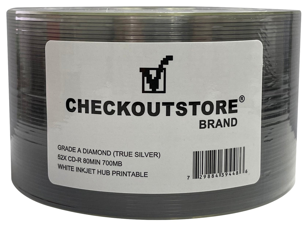 Tinta Blanca Cds Grade A Diamond (True Silver) 52x CD-R