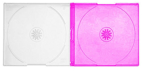 Mediaxpo Discontinued SLIM RED Color Double CD Jewel Cases [Discontinued]