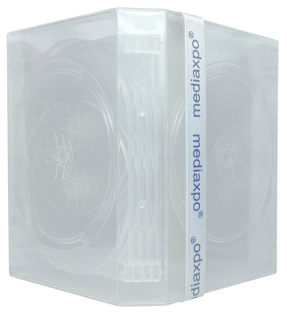 CheckOutStore 10 Black 16 Disc DVD Cases