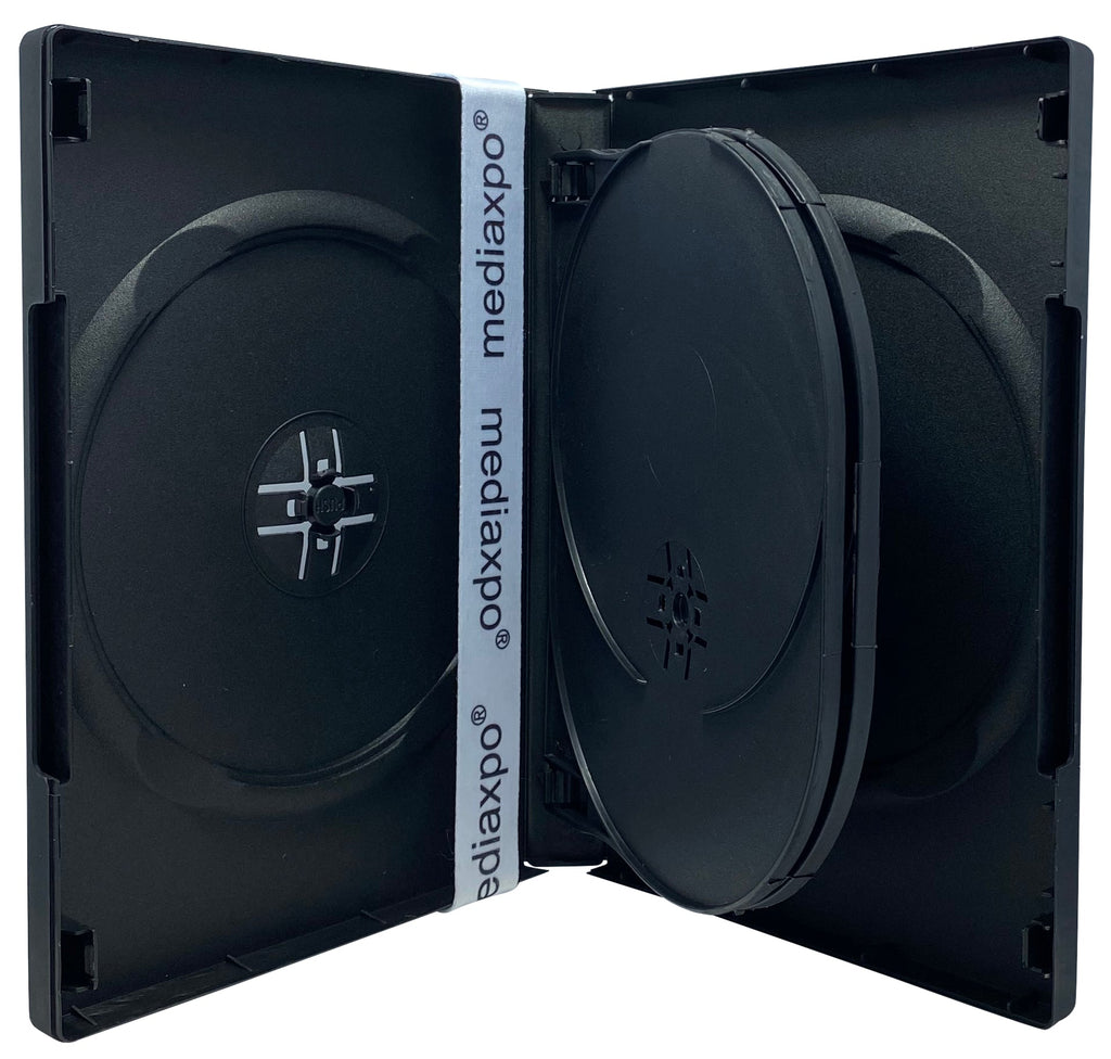Mediaxpo DVD Cases Black 5 Disc DVD Cases