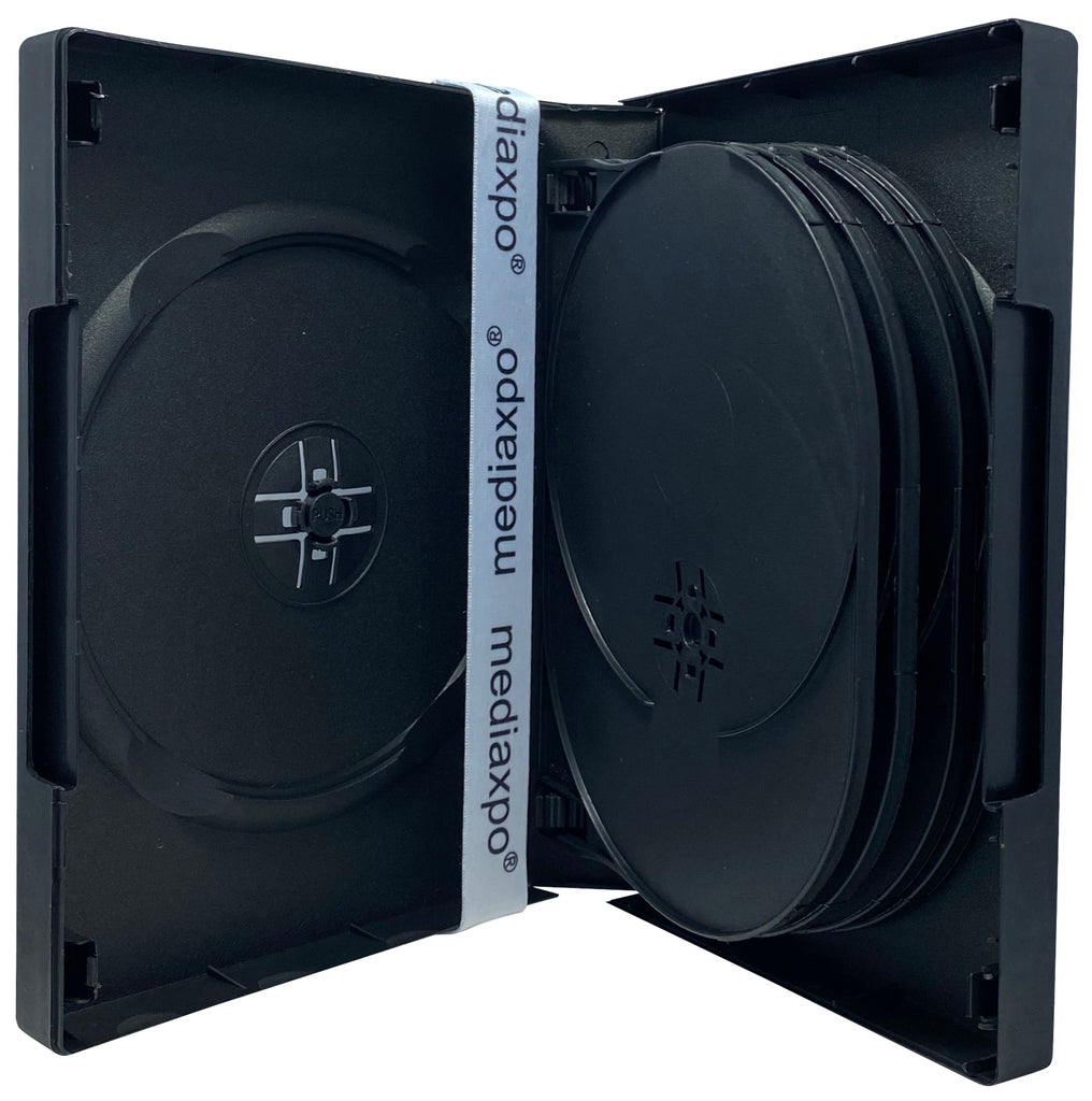 Mediaxpo DVD Cases Black 9 Disc DVD Cases