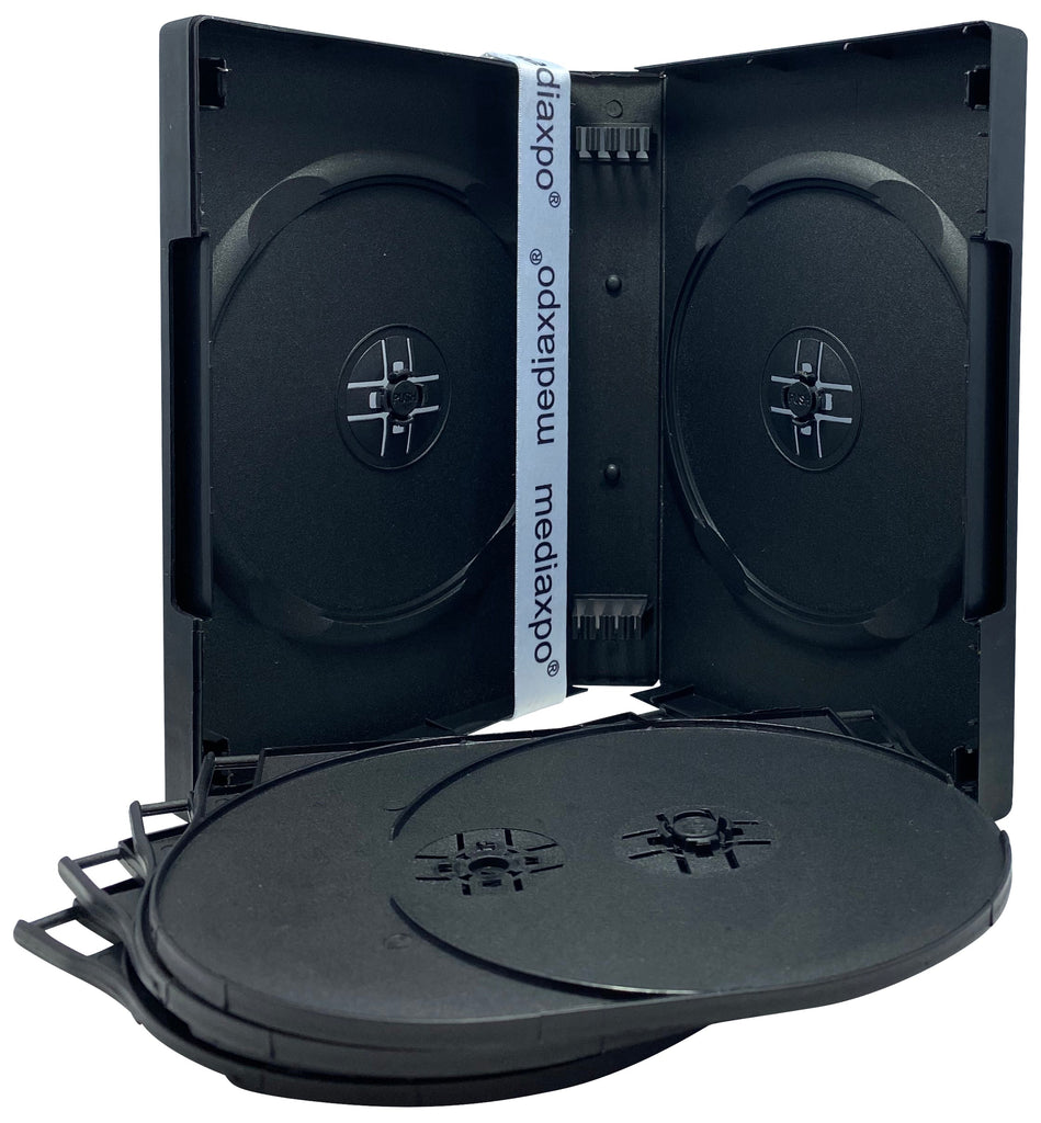 Black 9 Disc DVD Cases [Discontinued] – CheckOutStore.com