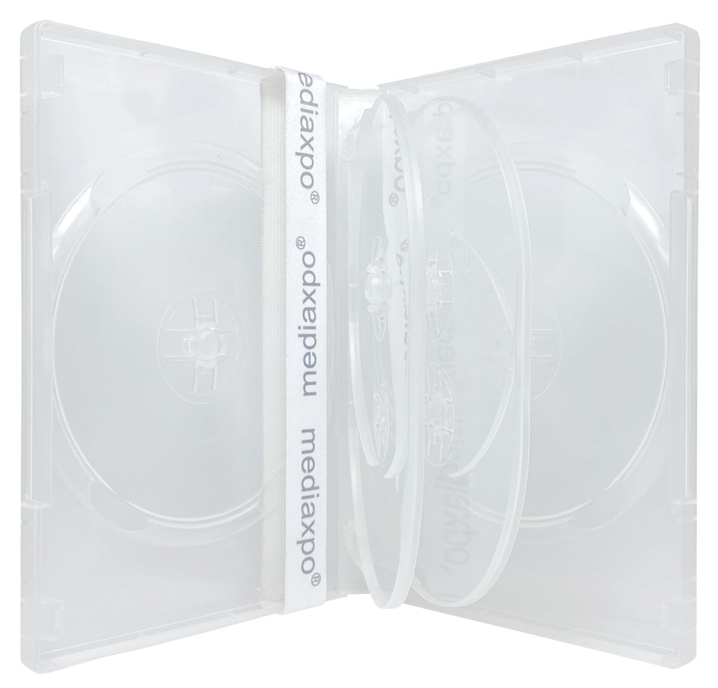 Mediaxpo DVD Cases Clear / 10 6 Disc DVD Cases