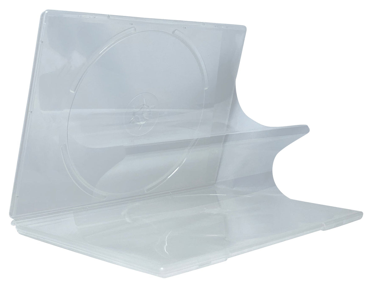 SLIM Clear Double DVD Cases 7MM