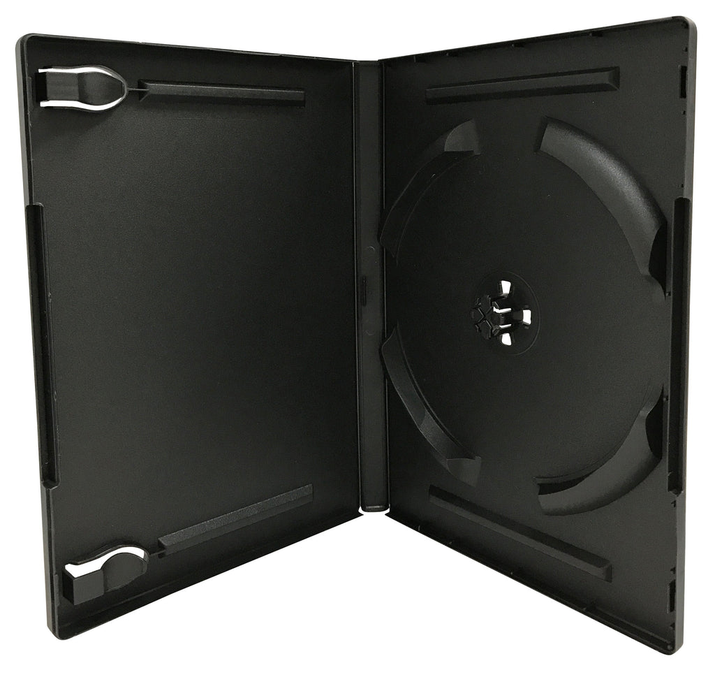 Mediaxpo DVD Cases STANDARD Black 6 Disc Stackable DVD Cases