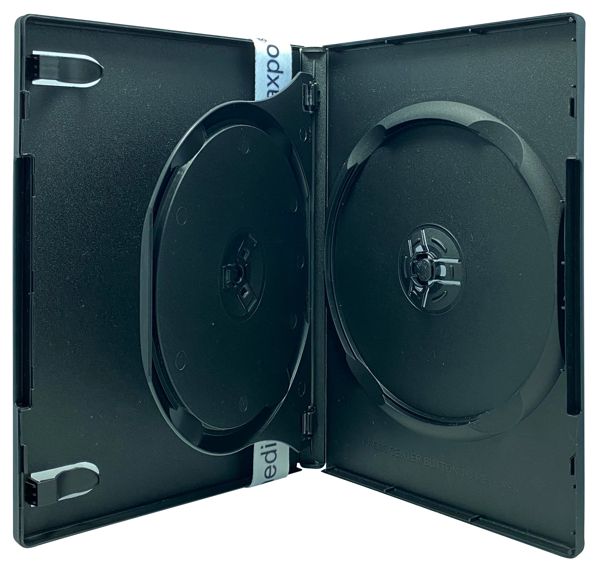 STANDARD Black Double DVD Cases with Inner Flap – CheckOutStore.com