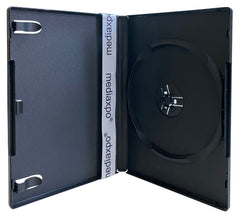 STANDARD Black Single DVD Cases 14MM (Machinable Quality