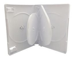 Mediaxpo DVD Cases White / 10 6 Disc DVD Cases /w Patented M-Lock Hub