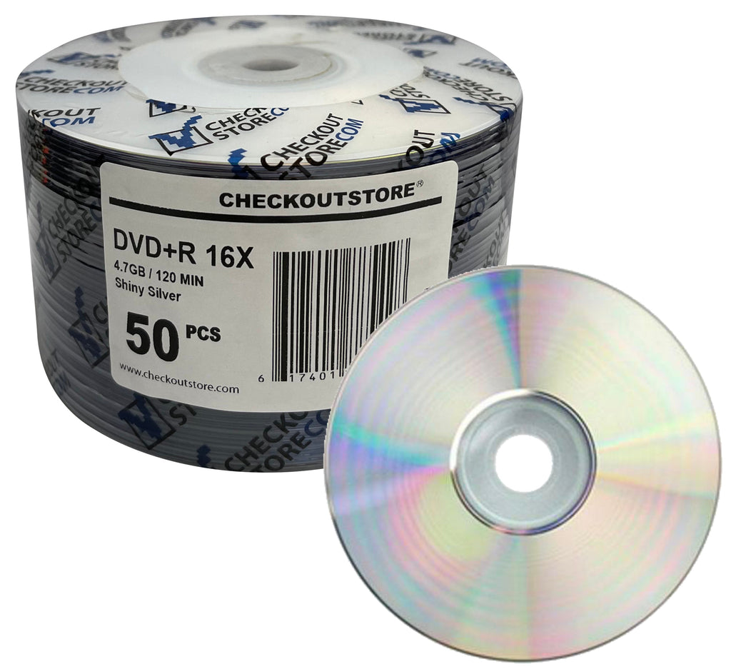 Mediaxpo DVD+R Media Grade A 16X DVD+R 4.7GB White Inkjet Hub Printable (Shrink Wrap)