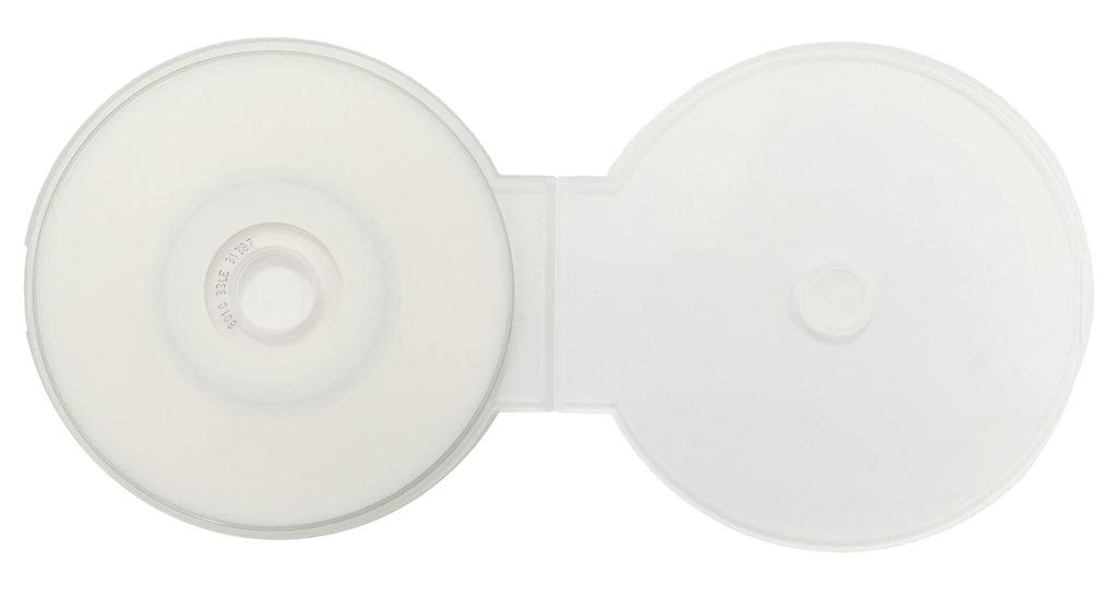 Mediaxpo Mini Clamshell Cases Clear MINI 8cm ClamShell CD DVD Case