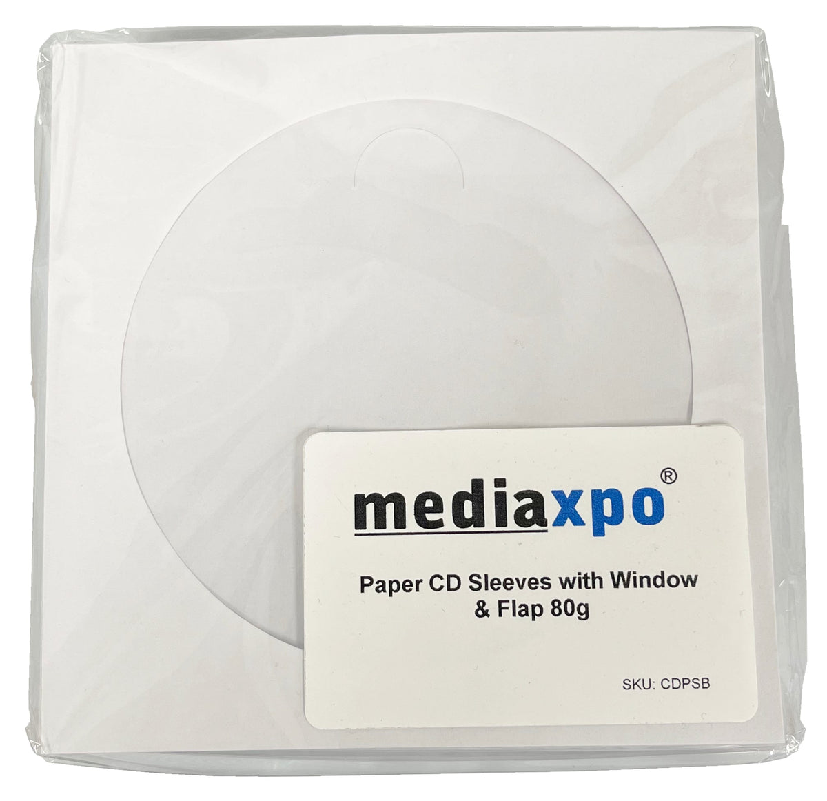 Paper CD Sleeves with Window & Flap 80g – CheckOutStore.com