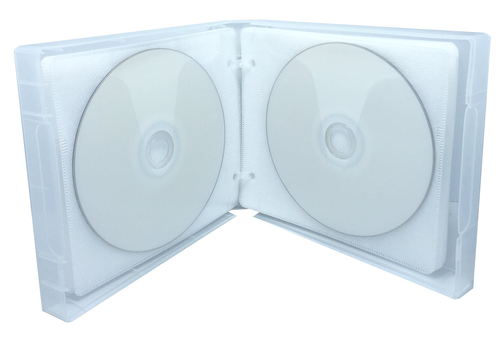 Mediaxpo PP Poly Cases Clear 24 Discs VCD PP Poly Binder Sleeve Cases