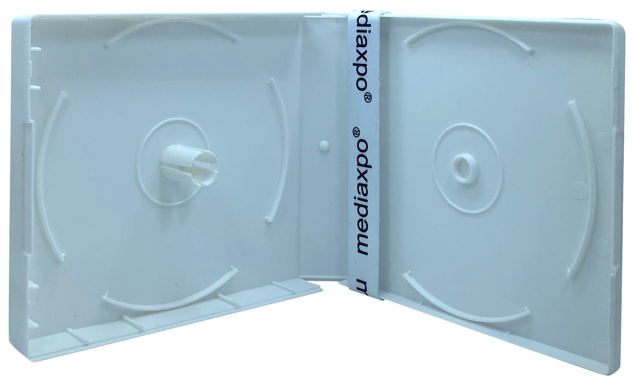 CD/DVD Poly Stackable Square Box (Holds Up to 16 Discs