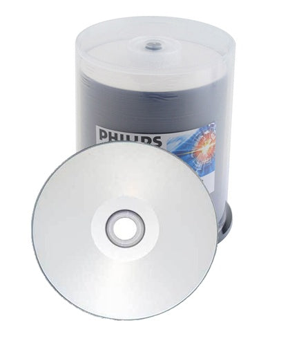 Philips Discontinued Philips 16X DVD-R 4.7GB Silver Inkjet Hub Printable [Discontinued]