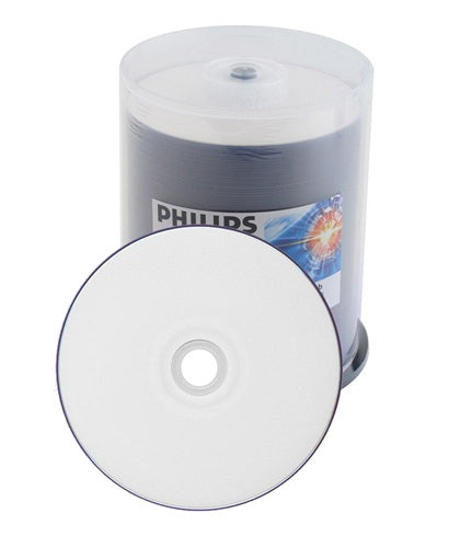 Philips Discontinued Philips 16X DVD-R 4.7GB White Inkjet Hub Printable [Discontinued]