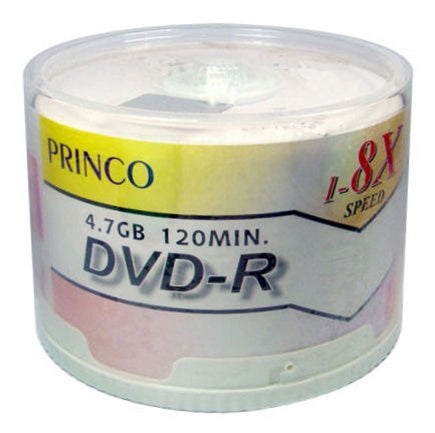 Princo Discontinued Princo 8X DVD-R 4.7GB White Top [Discontinued]