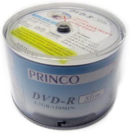 Princo DVD-R Media Princo 24X DVD-R 4.7GB Logo Top Slim