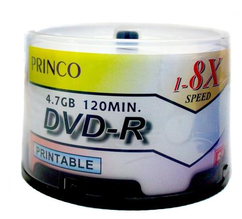 Princo 8X DVD-R 4.7GB White Inkjet [Discontinued]