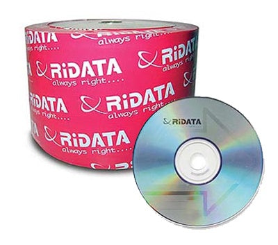 Ritek Ridata CD-R Media Ritek Ridata 52X CD-R 80min 700MB (Logo Top Branded)