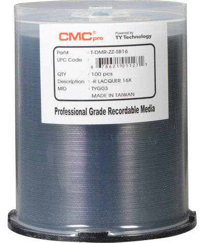 Taiyo Yuden Discontinued CMC Pro Taiyo Yuden 16X DVD-R 4.7GB Silver Thermal Lacquer [Discontinued]