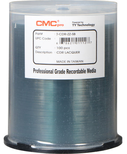 Taiyo Yuden Discontinued CMC Pro Taiyo Yuden 48X CDR (CD-R) 80min 700MB Shiny Silver in Cake Box [Discontinued]