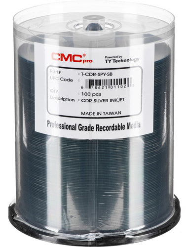 Taiyo Yuden Discontinued CMC Pro Taiyo Yuden 48X CDR (CD-R) 80min 700MB Silver Inkjet Printable [Discontinued]